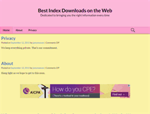 Tablet Screenshot of indexdownload.com